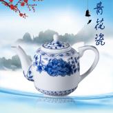 7头手绘青花茶具（牡丹花...