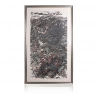 李照东《溪山自足》国画艺术品